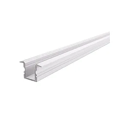 ET-02-08, hohes T-Profil für 8-9.3 mm LED Strips, 200cm, matt-weiß