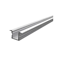 ET-02-10, high T-profile for 10 - 11,3 mm LED stripes, 200cm, anodized aluminum