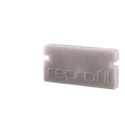 Endcaps P-AU-01-08, 14 mm, 2 items, grey