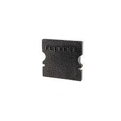 Endkappe P-AU-02-10, 16 mm, 2 Stück, schwarz