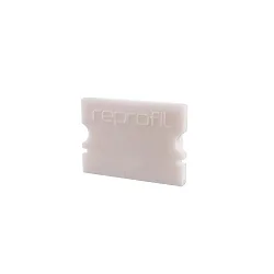 Endcaps P-AU-02-15, 21 mm, 2 items, white