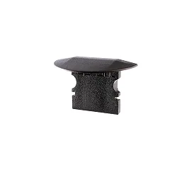 Endkappe P-ET-02-08, 23 mm, 2 Stück, schwarz