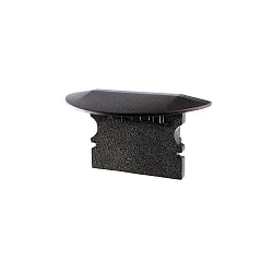 Endkappe P-ET-02-12, 27 mm, 2 Stück, schwarz