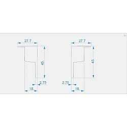 Endcaps c-P-EL-03-10 set 2 items, grey