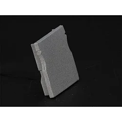 Endcaps H-AU-02-20 set 2 items, grey