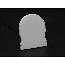 Endcaps R-AU-02-20 set 2 items, grey