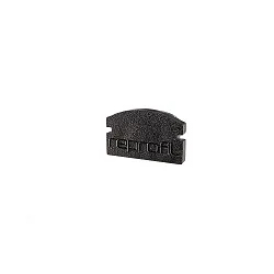 Endcaps f-AU-01-08, 14 mm, 2 items, black