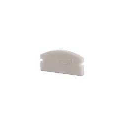 Endcaps f-AU-01-12, 18 mm, 2 items, white