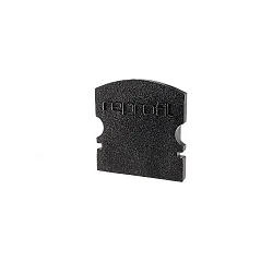 Endkappe F-AU-02-10, 16 mm, 2 Stück, schwarz