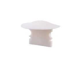 Endcaps f-ET-02-10, 25 mm, 2 items, white