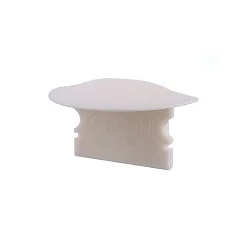 Endcaps f-ET-02-15, 30 mm, 2 items, white