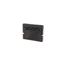 Endkappe H-AU-01-10, 16 mm, 2 Stück, schwarz