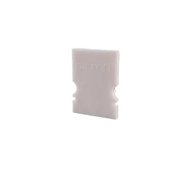 Endcaps H-AU-02-08, 14 mm, 2 items, white