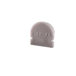Endcaps R-AU-01-10, 16 mm, 2 items, grey