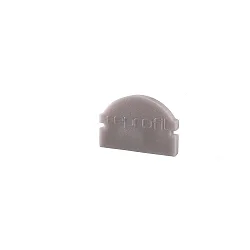 Endcaps L-AU-01-10, 16 mm, 2 items, grey
