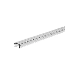 Accessories for LED profile cover f-01-05 flat, 100cm, clear, 95% transmission