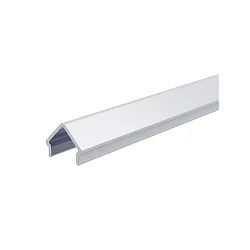 Profil Abdeckung E-01-08, Kunststoff, satiniert, 40% Transmission