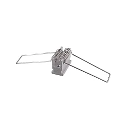 Slot nut with tension springs set 2 items, silver
