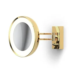 LED Wandkosmetikspiegel beleuchtet BS 36 7x, 7,5W, 4000K, Gold