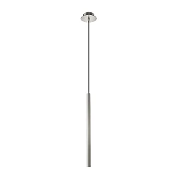 LED Pendelleuchte PIPE 1, 6.5W 350mA, 3000K 600lm, IP20, Nickel satiniert