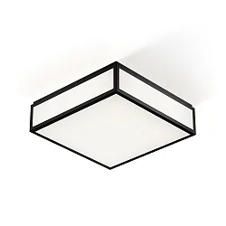 LED Decken-/Wandleuchte BAUHAUS 3 N LED, 25W 3000K, IP44, schwarz matt