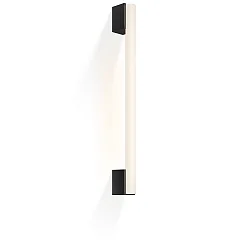 Wandleuchte OMEGA 20, 1x S14s, 60-100cm, 2 Sockel, IP20, schwarz matt