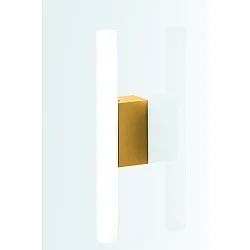 Wall luminaire OMEGA 2, 1x S14d, 30-60cm, 1 socket, IP20, gold matt 24 carat