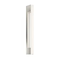 Wandleuchte OMEGA 50, S14s, 50cm, 2 Sockel, IP20, Nickel satiniert
