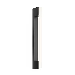 Wandleuchte OMEGA 50, S14s, 50cm, 2 Sockel, IP20, schwarz matt