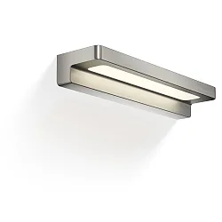 LED Wall luminaire FORM 34 LED, 16W, 2700K, 2440lm, IP44, nickel satin