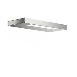 LED Wandleuchte SLIM 24 N LED, 8W 3000K 1280lm, IP44, Nickel satiniert