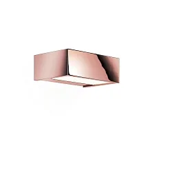 LED Wall luminaire BOX 15 N LED, 18,4W, 3000K, 2800lm, IP44, rosegold / copper