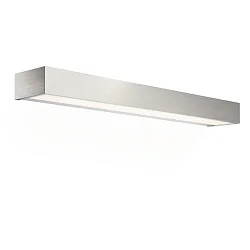 LED Wall luminaire BOX 60 N LED, 32,8W, 3000K, 4960lm, IP44, nickel satin