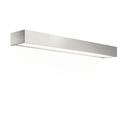LED Wandleuchte BOX 60 N LED, 32W 2700K 4840lm, IP44, Nickel satiniert