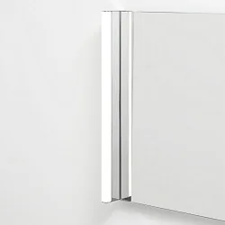 LED Wall luminaire SLAT, 12W, 2700-5000K, 550lm, IP44, chrome