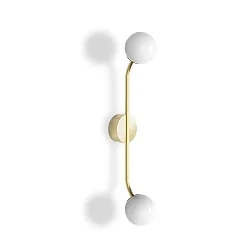 Wandleuchte PEP TWO, IP20, 2-flammig, G9, Gold matt