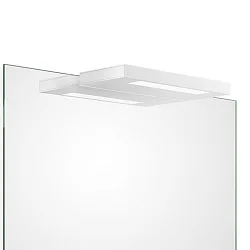 LED Spiegelleuchte SLIM 1-24 N LED, 8W 3000K 1280lm, IP44, weiß matt