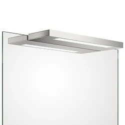 LED Spiegelleuchte SLIM 1-34 N LED, 16.4W 3000K 2500lm, IP44, Nickel satiniert