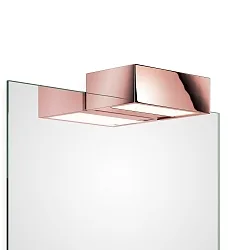 LED Spiegelleuchte BOX 1-15 N LED, 18.4W 3000K 2800lm, IP44, Roségold / Kupfer