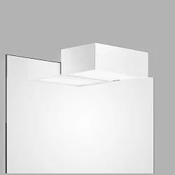 LED Spiegelleuchte BOX 1-15 N LED, 18.4W 3000K 2800lm, IP44, weiß matt