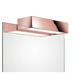 LED Spiegelleuchte BOX 1-25 N LED, 18.4W 3000K 2800lm, IP44, Roségold / Kupfer
