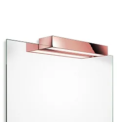 LED Spiegelleuchte BOX 1-40 N LED, 20.6W 3000K 3100lm, IP44, Roségold / Kupfer
