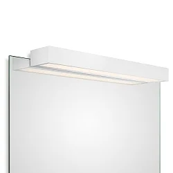 LED Spiegelaufsteckleuchte BOX 1-60 N, 32,8W, 2700K, 4960lm, weiß matt