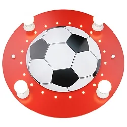 Deckenleuchte FUSSBALL, Kinderzimmerleuchte, 4x E14, 20 LEDs