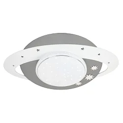 LED Deckenleuchte SATURN STARLIGHT TECHNIKWELT, 14W, 3000-5000K, silber/weiß