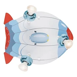 Rondell LUFTSCHIFF TECHNIKWELT, 3x GU10, blau/rot