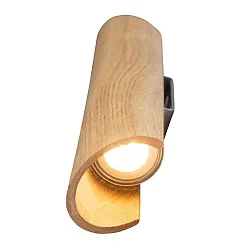 Wall luminaire COLOMBIA, 2x GU10, 5,5W, oak natural