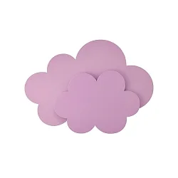 LED Wandleuchte WÖLKCHEN LED WOLKENTRÄUME, 3W, rosa