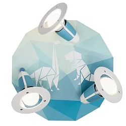 Rondell DINOS, 3x E14, blau