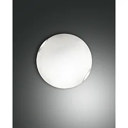Deckenleuchte FOX, E27 max. 60W, Metall / Glas, weiß, Ø 30cm